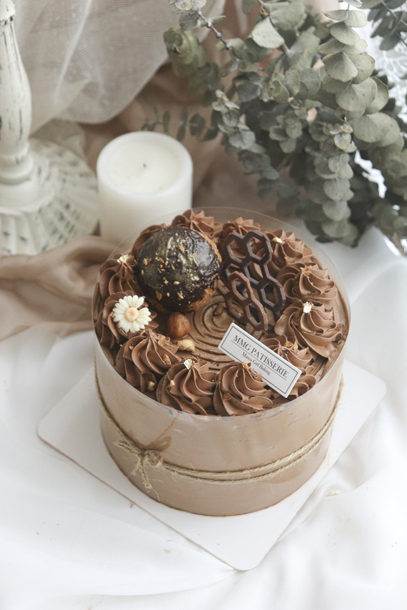Chocolate Hazelnut 6&Quot; Honey Layer Cake