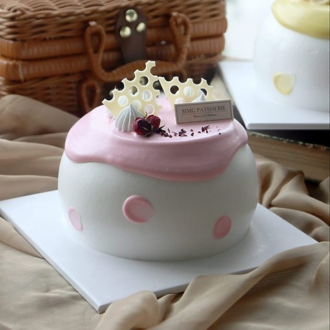 Rose Lychee Chiffon Cake