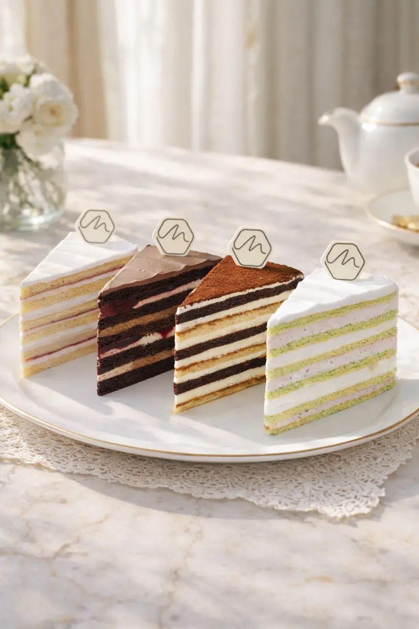 [4-Slice Combo] Medovik Honey Cakes - Assorted Flavors