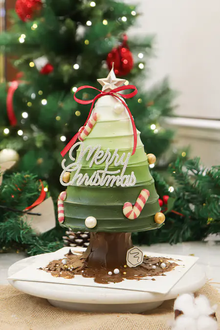 Christmas Cakes 21 Green Christmas Tree