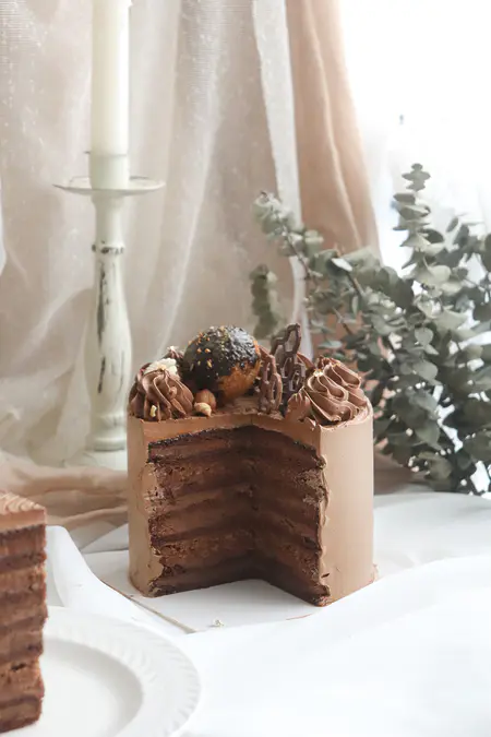 Honoring Mom'S Love With Our Taro Pandan Coconut Bliss Cake 39 Felelo Chocolate Hazelnut 6&Quot; Honey Layer Cake