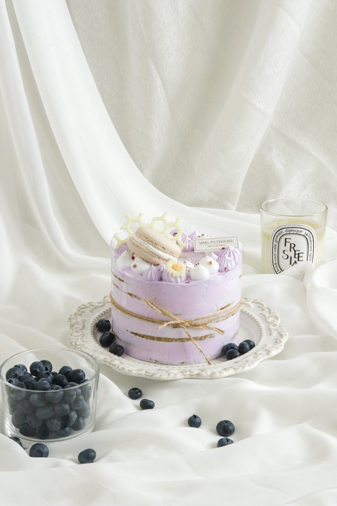 Blueberry Cream Cheese 8" Honey Layer Cake