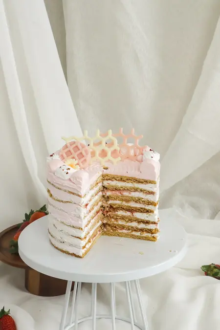 Best Medovik Cakes In Klang Valley: Indulge In The Sweetness Of Honey 20 Strawberry Cream Cheese 6&Quot; Honey Layer Cake