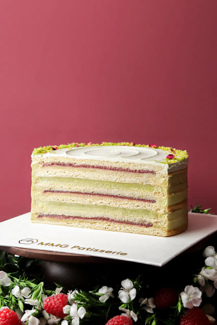 Pistachio Raspberry